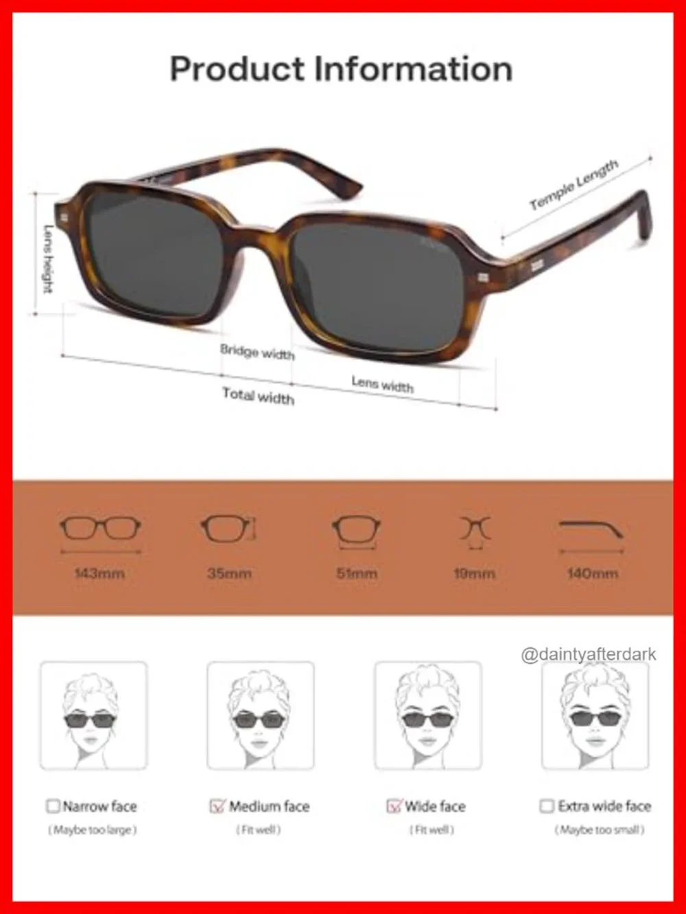 Trendy Rectangle Polarized Sunglasses, Small Retro Thin Square Sunnies